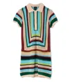 Echo New York Trail Mix Polo Dress In Multi