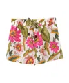 Echo New York Tropical Floral Shorts In White