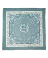 Echo New York Vintage Floral Charm Square Scarf In Brown