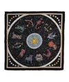 Echo New York Written In The Stars 35" Silk Square Scarf In Black