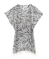 Echo New York Zebra Caftan In Black
