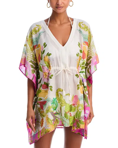 Echo Oasis Butterfly Caftan In Cream