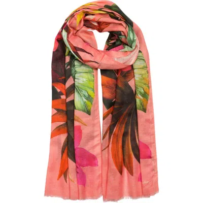 Echo Oasis Palm Wrap In Sunkissed Coral