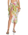 Echo Oasis Series Swim Cover-up Pareo In Cream