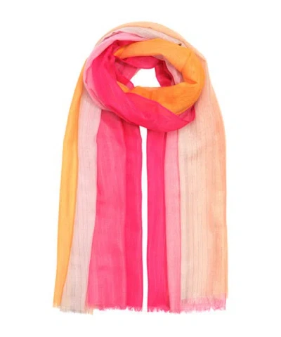 Echo Ombre Shimmer Wrap In Sunkissed Coral