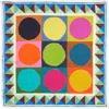 Echo Painted Dots Silk Bandana In Multi