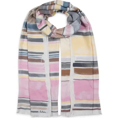 Echo Painted Stripe Wrap In Multi