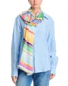 Echo Painted Stripe Scarf In Multi