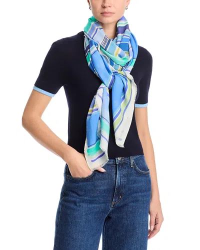 Echo Painted Stripe Wrap In Orange