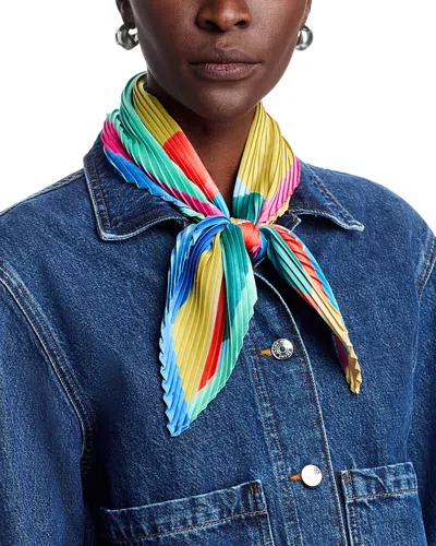 Echo Painterly Composition Crimped Scarf In Pattern