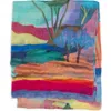 Echo Painterly Landscape Wrap In Multi