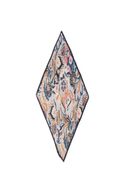 Echo Paisley Pleated Diamond In Brown