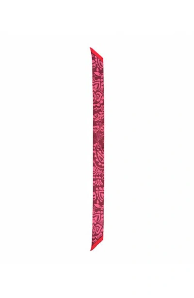 Echo Park Paisley Ribbon Scarf In Pink