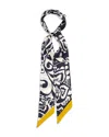 Echo Park Paisley Silk Ribbon Scarf In Black