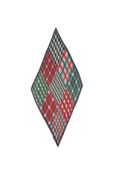 Echo Patch Plaid Pleated Diamond In Brown
