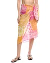 Echo Patchwork Pareo Wrap In-a-bag In Pink