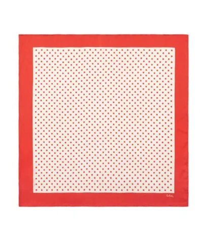 Echo Pin Dot Silk Scarf In Multi