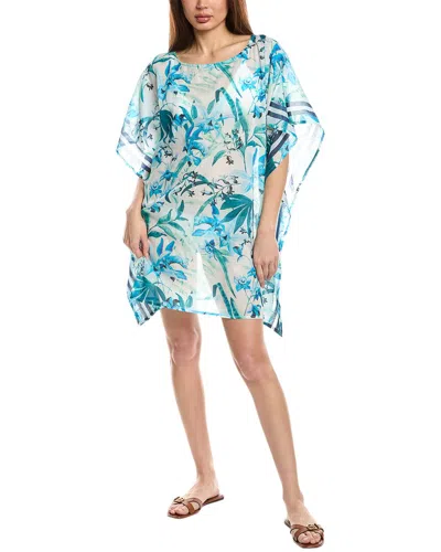 Echo Racing Botanical Caftan In Blue