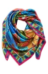 Echo Rainforest Silk Square Scarf