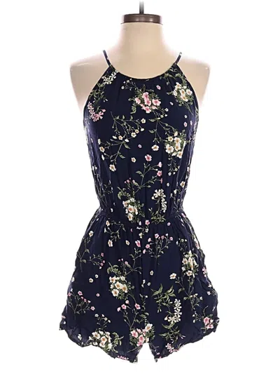 Pre-owned Echo Romper In Blue
