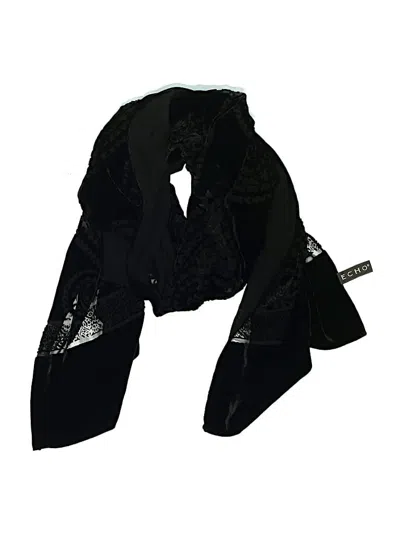 Pre-owned Echo Scarf In Black