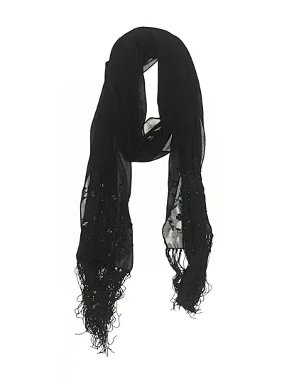 Pre-owned Echo Scarf In Black