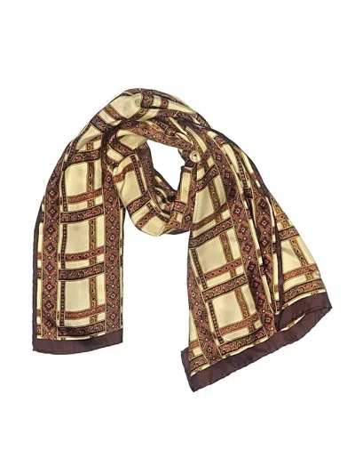 Pre-owned Echo Scarf In Brown