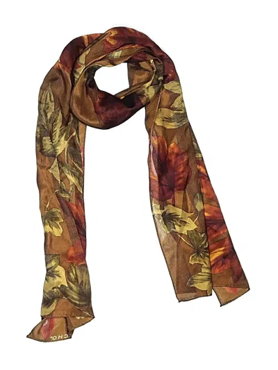 Pre-owned Echo Scarf In Brown