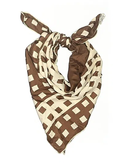 Pre-owned Echo Scarf In Brown