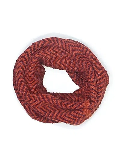 Pre-owned Echo Scarf In Burgundy