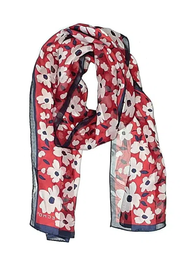 Pre-owned Echo Scarf In Red