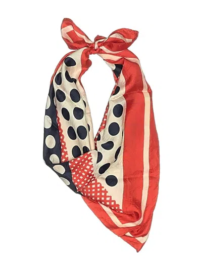Pre-owned Echo Scarf In Red