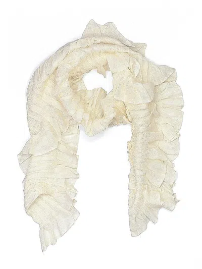 Pre-owned Echo Scarf In White