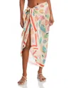 Echo Sea Shells Sarong Swim Cover-up In Multi