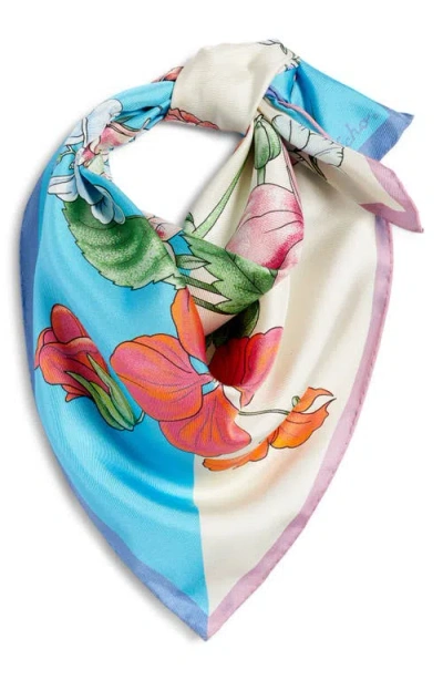 Echo Seasons Summer Series Silk Bandana Scarf In Multi