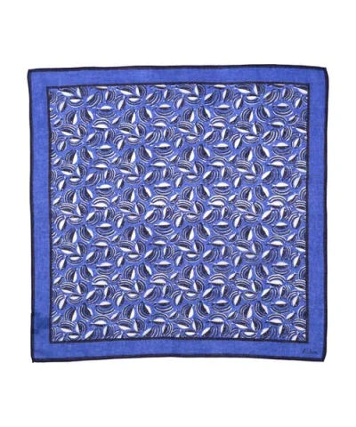 Echo Shoal Of Fish Bandana In Blue