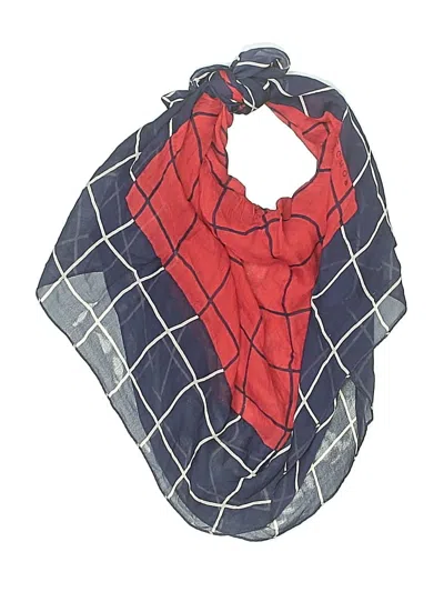 Pre-owned Echo Silk Scarf In Red