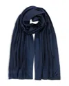 Echo Soiree Wool & Silk Wrap In Blue