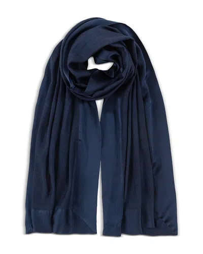 Echo Soiree Wool & Silk Wrap In Blue