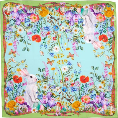 Echo Spring Bounty Square In Sunny Lime