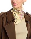 Echo Spring Unfolding Silk Square Scarf In Buttercup