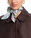 Echo Spring Unfolding Silk Square Scarf In Sky Blue