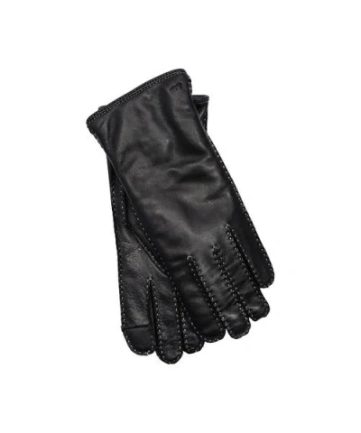 ECHO ECHO STITCH DETAIL LEATHER GLOVE