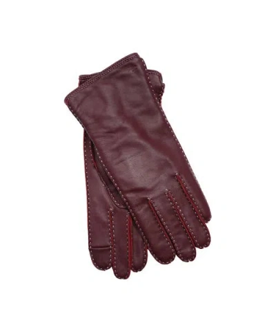 ECHO ECHO STITCH DETAIL LEATHER GLOVE