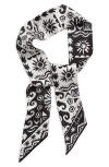 Echo Sun & Surf Reversible Silk Skinny Scarf