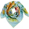 Echo Sunkissed Silk Square Scarf In Sky Blue