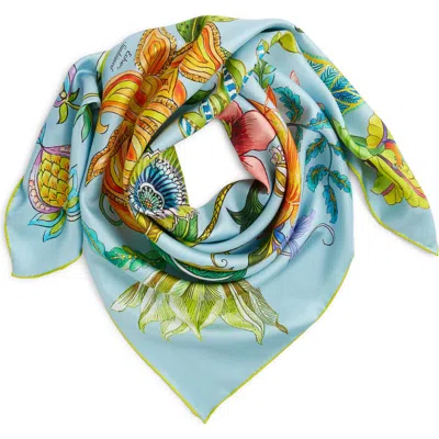 Echo Sunkissed Silk Square Scarf In Sky Blue