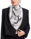 Echo Sunkissed Silk Triangle Scarf In Cream