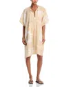Echo Sunup Applique Caftan Swim Cover-up In Neutral
