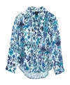 Echo Supersoft Gauze Ikat Shirt Swim Cover-up